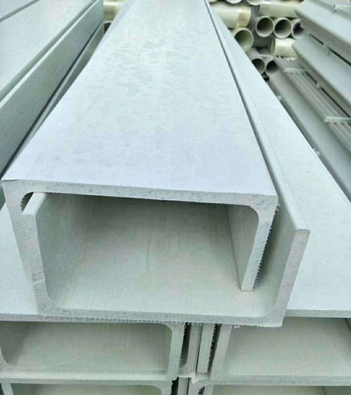 Υψηλής αντοχής FRP Pultruded Profiles Non Conductive Προσαρμοσμένο πλάτος,χρώμα,μέγεθος