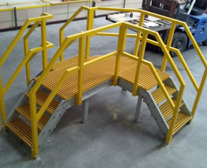 Καιρική αντίσταση 36cm σύστημα κιγκλιδωμάτων πλάτους FRP για να αξιοποιήσει πλήρως το διάστημά σας