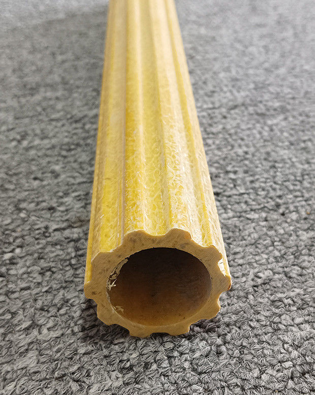 Αντιγλιστρικό προφίλ Frp Pultrusion Profile Frp Ladder Rung Frp Plum hollow Tube Για την κατασκευή κτιρίων