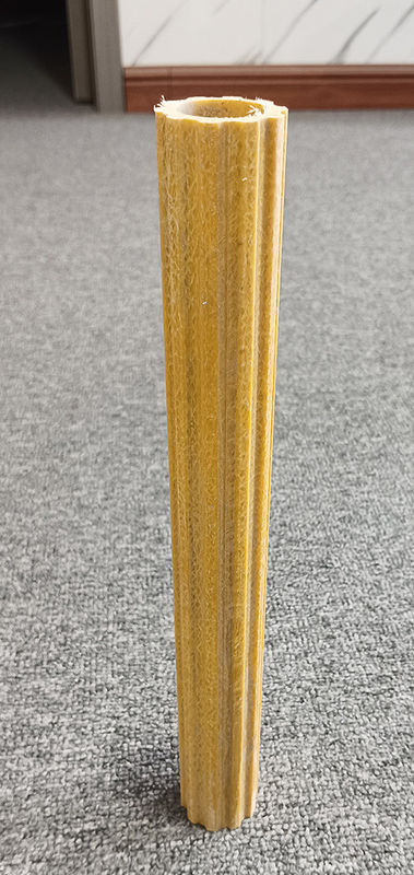 Αντιγλιστρικό προφίλ Frp Pultrusion Profile Frp Ladder Rung Frp Plum hollow Tube Για την κατασκευή κτιρίων